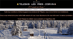 Desktop Screenshot of presdorvin-ski.ch