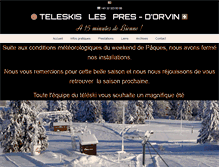 Tablet Screenshot of presdorvin-ski.ch